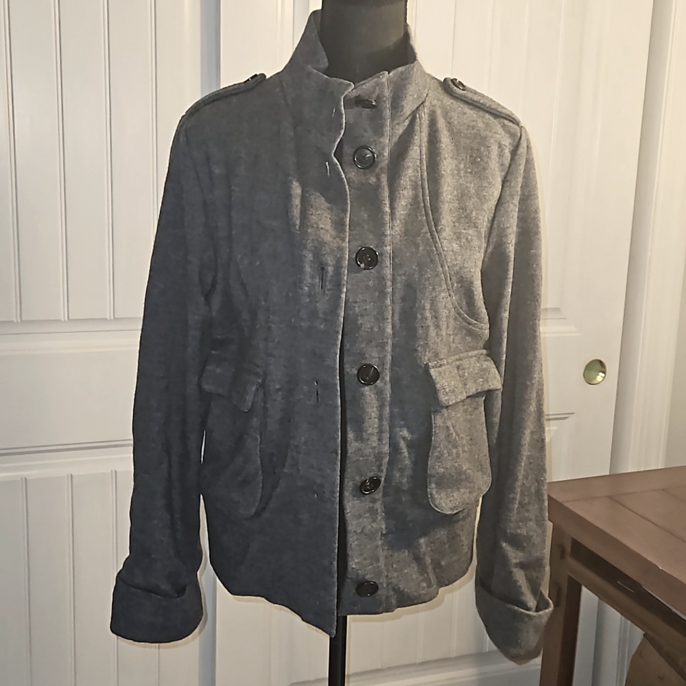 Alice Ritter Grey Wool Jacket, Size 4